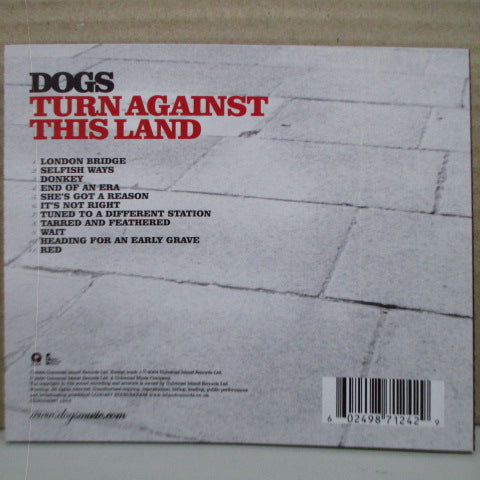 DOGS - Turn Against This Land (UK Orig.CD)