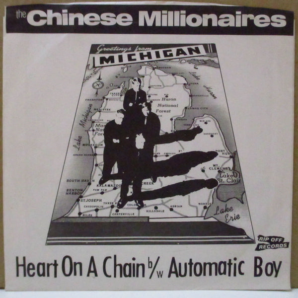 CHINESE MILLIONAIRES, THE (チャイニーズ・ミリオネアーズ)  - Heart On A Chain (US Orig.1-Sided 7")