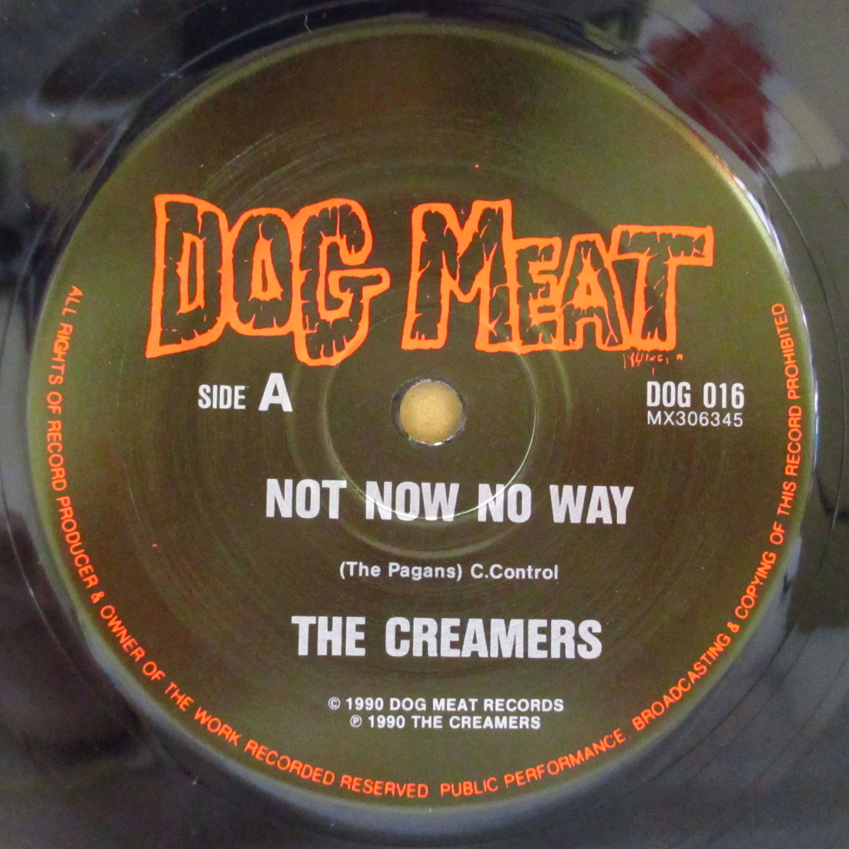 CREAMERS, THE (ザ・クリーマーズ)  - Not Now No Way (OZ Orig.7")