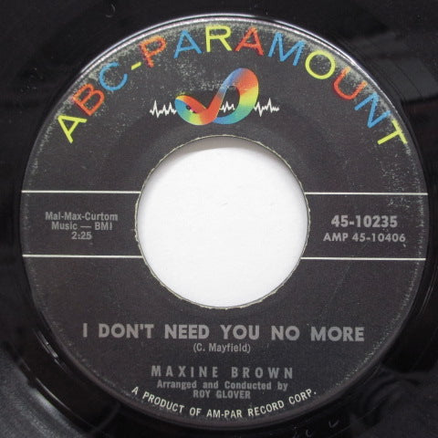 MAXINE BROWN - I Don't Need You No More (Orig)