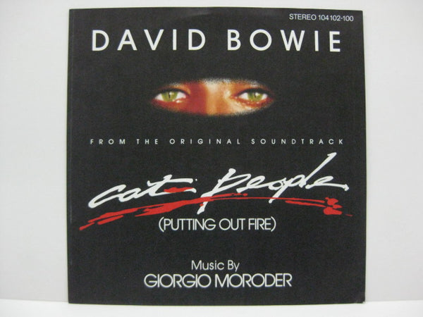 DAVID BOWIE / GIORGIO MORODER - Cat People (Putting Out Fire) (German Orig.7"+PS)
