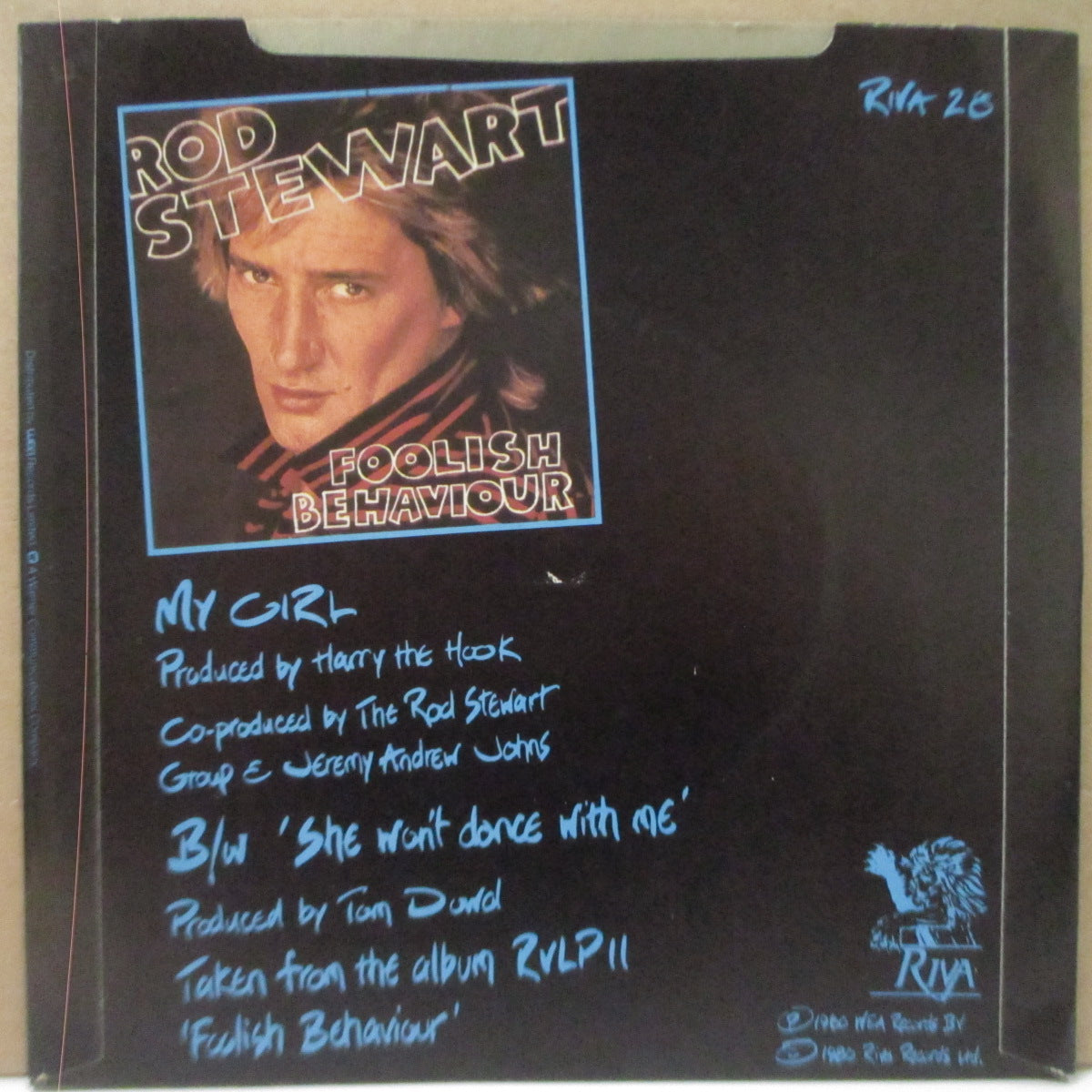 ROD STEWART - My Girl (UK Orig.7"+PS)