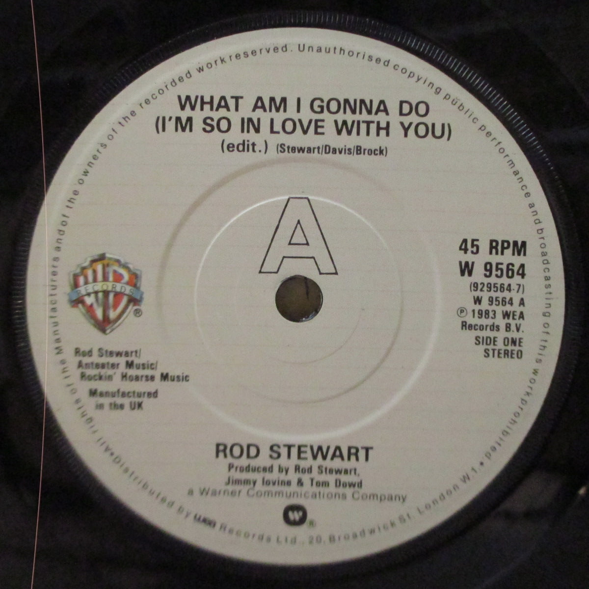 ROD STEWART (ロッド・スチュワート) - What Am I Gonna Do - I'm So In Love With You (UK  オリジナル 7+PS)