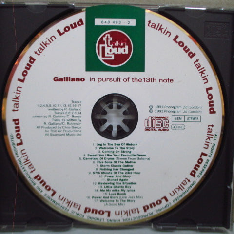 GALLIANO-In Pursuit Of The 13th Note (UK Orig.CD)