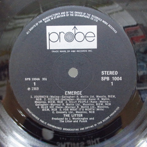 LITTER - Emerge (UK Orig.Stereo LP/CFS)