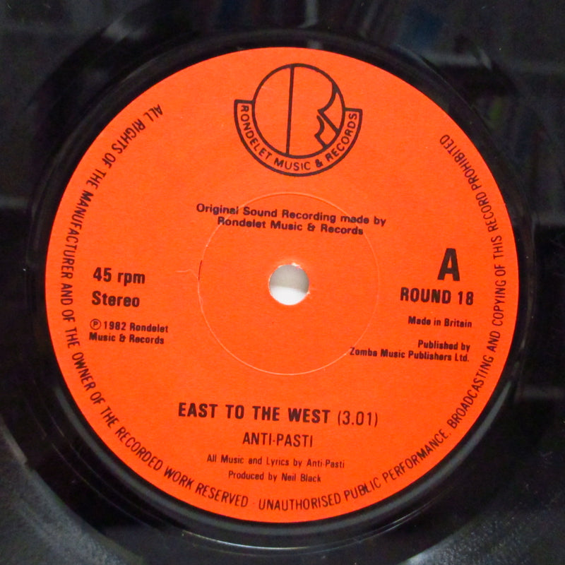 ANTI-PASTI (アンチ・パスティ)  - East To The West (UK Orig.7")