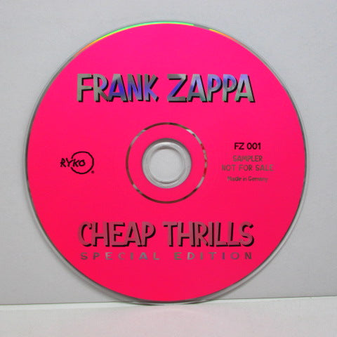 FRANK ZAPPA - Cheap Thrills - Special Edition (GERMAN Advance Promo)