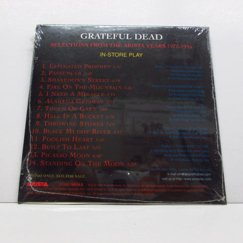GRATEFUL DEAD (グレイトフル・デッド) - Selections From The Arista Years '77-'95 (US プロモ CD)