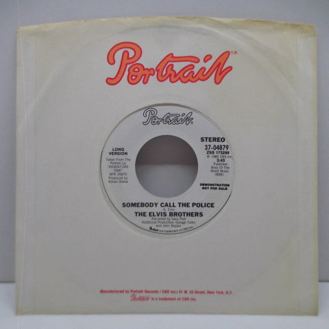 ELVIS BROTHERS, THE - Somebody Call The Police (US Promo 7"+CS)