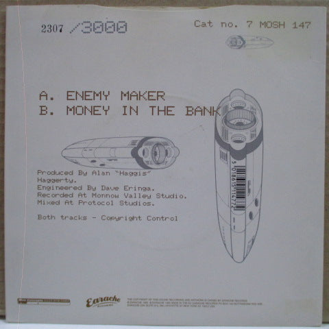 DUB WAR (ダブ・ウォー)  - Enemy Maker (UK 3,000枚限定 7"/Numbered PS)