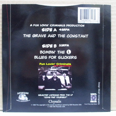 FUN LOVIN＇ CRIMINALS, THE - The Grave And The Constant EP (UK Orig.7")