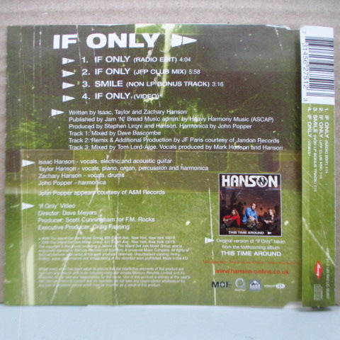 HANSON-If Only (UK Orig.Enhanced CD-EP)