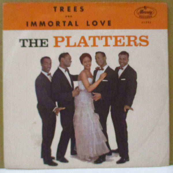 PLATTERS (プラターズ)  - Trees / Immortal Love (US Orig.7"+PS)