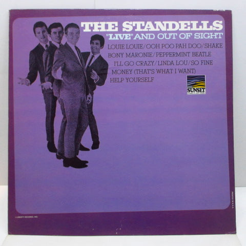 STANDELLS - Live & Out Of Sight (US '66 Re Mono LP)