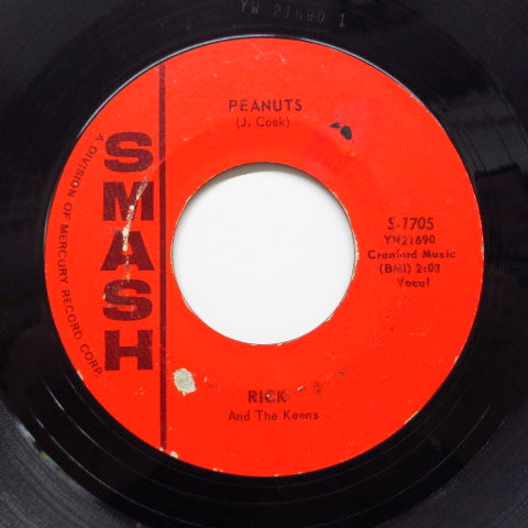 RICK & THE KEENS - Peanuts ('61 Smash Reissue)