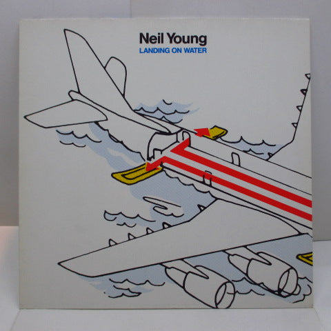 NEIL YOUNG - Landing On Water (GERMAN Orig.)