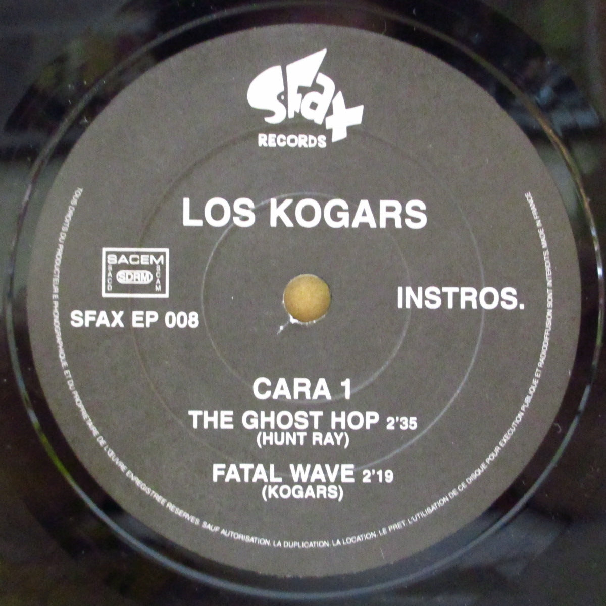 LOS KOGARS (ロス・クーガーズ)  - Action Packed!! (France オリジナル 7")