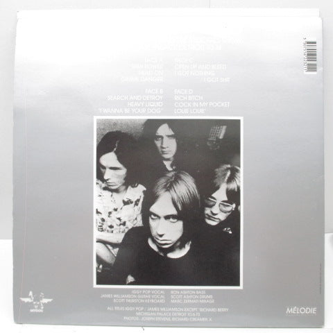 IGGY AND THE STOOGES (イギー＆ザ・ストゥージーズ)  - Metallic 2×KO (France Ltd.2 x White LP)