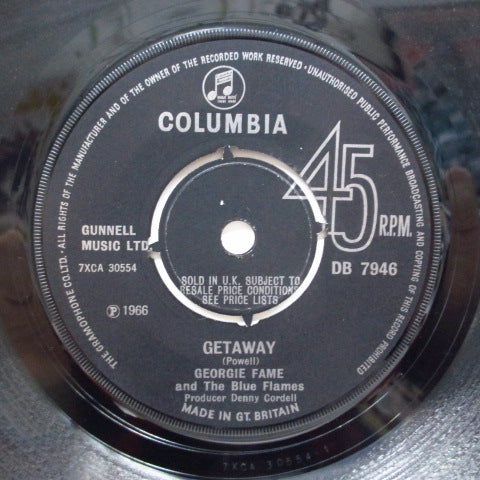 GEORGIE FAME - Getaway (UK Orig.Round Center)