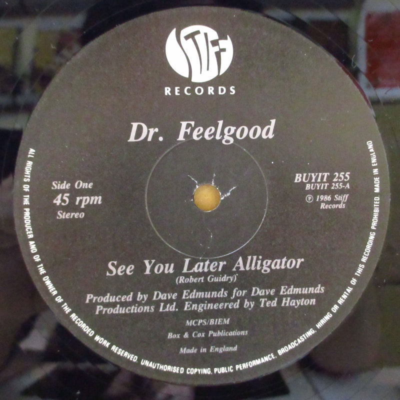 DR.FEELGOOD (ドクター・フィールグッド)  - See You Later Alligator +2 (UK オリジナル 12インチ)