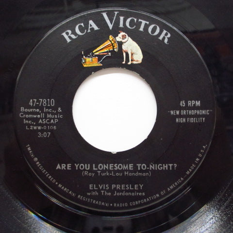 ELVIS PRESLEY - Are You Lonesome Tonight? (Orig)