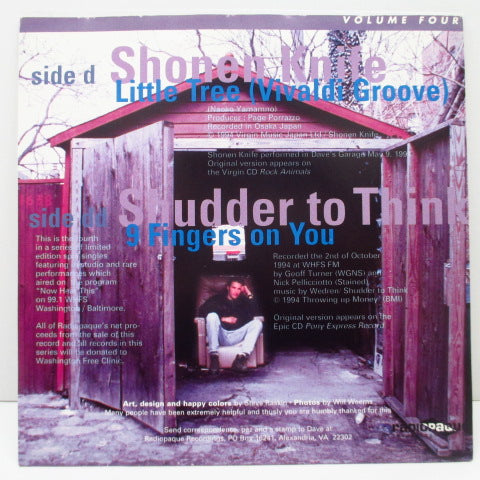 Shonen Knife / SHUDDER TO THINK-Inside Dave's Garage Vol.4 (US Orig.7 ")