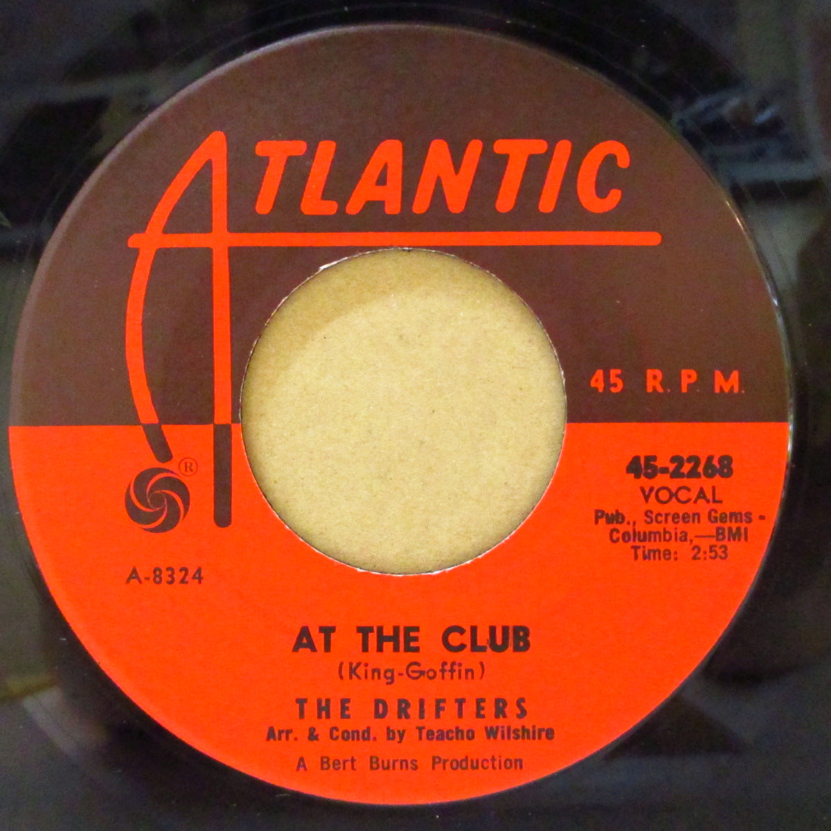 DRIFTERS (ドリフターズ) - At The Club (US 初回「ファンロゴ・ラベ」オリジナル 7")