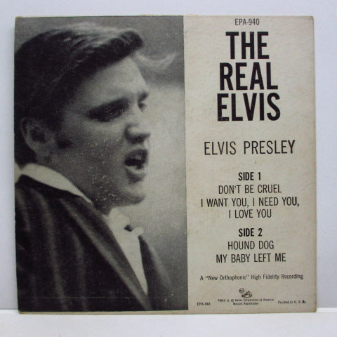 ELVIS PRESLEY - The Real Elvis (US Orig.EP/No Dog Label)