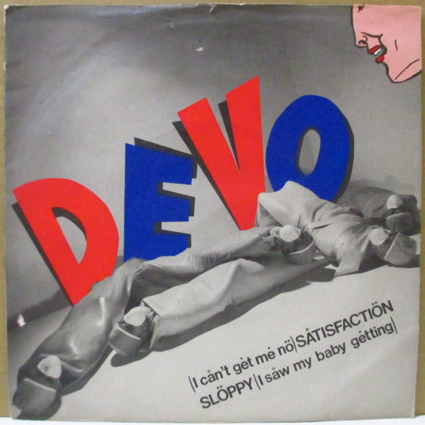 DEVO (ディーヴォ)  - (I Can't Get Me No) Satisfaction (UK オリジナル 7"+マット・ソフト紙ジャケ)