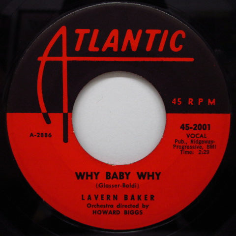 LAVERN BAKER  (ラヴァーン・ベイカー)  - It's So Fine / Why Baby Why (Orig)
