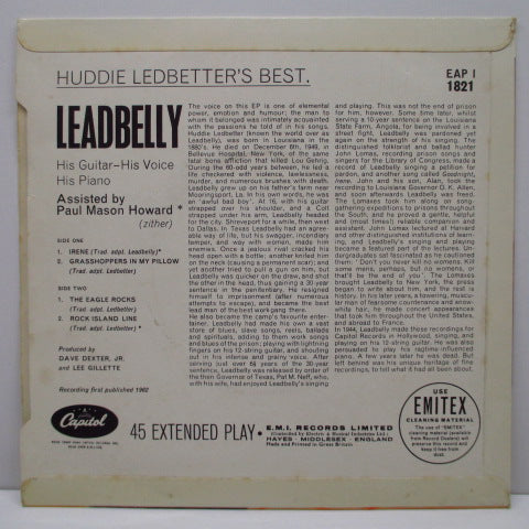 LEADBELLY - Huddie Ledbetter's Best.....(UK Orig.EP/CFS)
