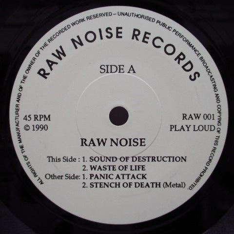 RAW NOISE - Sound Of Destruction (UK Orig.7")