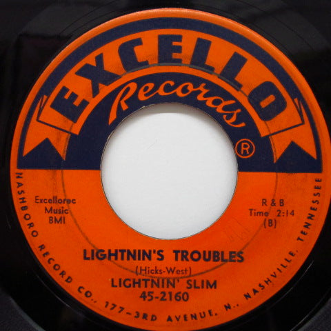 LIGHTNIN’ SLIM - Lightnin's Troubles / Sweet Little Woman