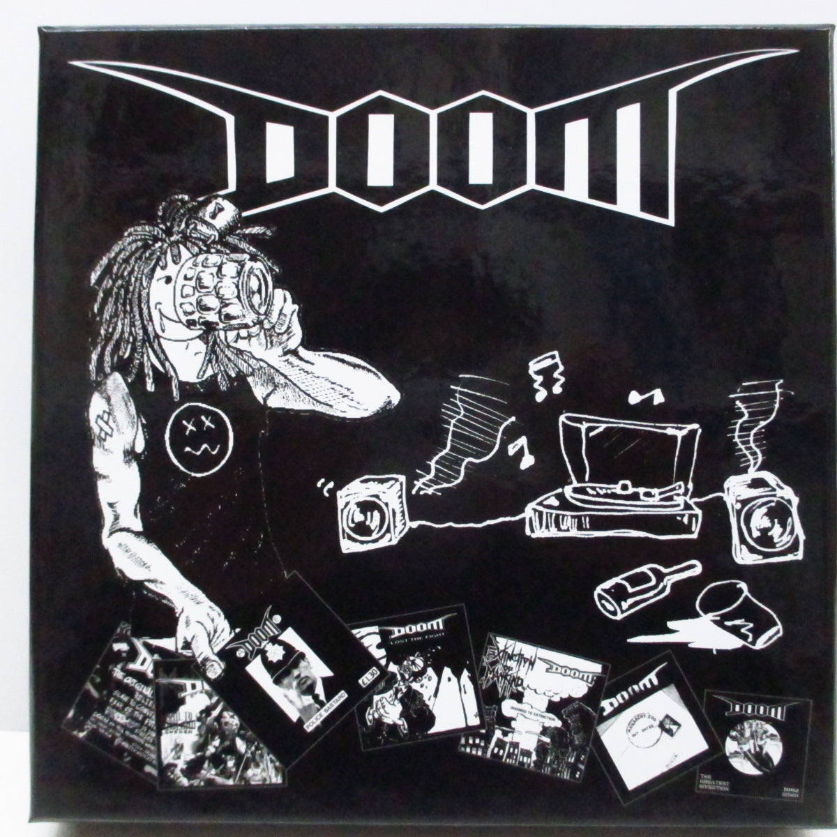 DOOM (ドゥーム)  - Pretentious Arseholes 7 Inch Collection (US+EU 800セット限定 5x7"+FLEXI ボックス)