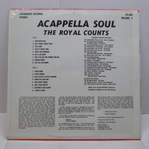 ROYAL COUNTS - Sing Acappella Soul Vol.2 (70's Reissue Stereo)
