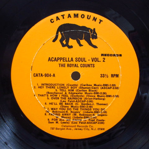ROYAL COUNTS-Sing Acappella Soul Vol.2 (70's Reissue Stereo)