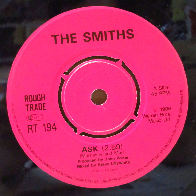 SMITHS, THE (ザ・スミス)  - Ask (UK オリジナル「EMIプレス」 7"+光沢固紙ジャケ)