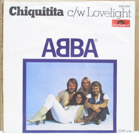 ABBA (アバ)  - Chiquitita (Germany オリジナル・ペーパーラベ 7"+PS)
