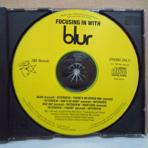 BLUR (ブラー)  - Focusing In With Blur (US プロモ CD)