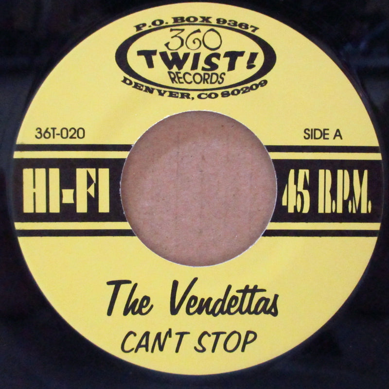 VENDETTAS, THE (ザ・ヴェンデッタス)  - Can't Stop (US オリジナル 7")