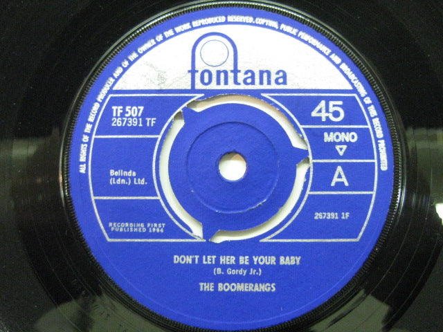 BOOMERANGS - Don't Let Her Be Your Baby