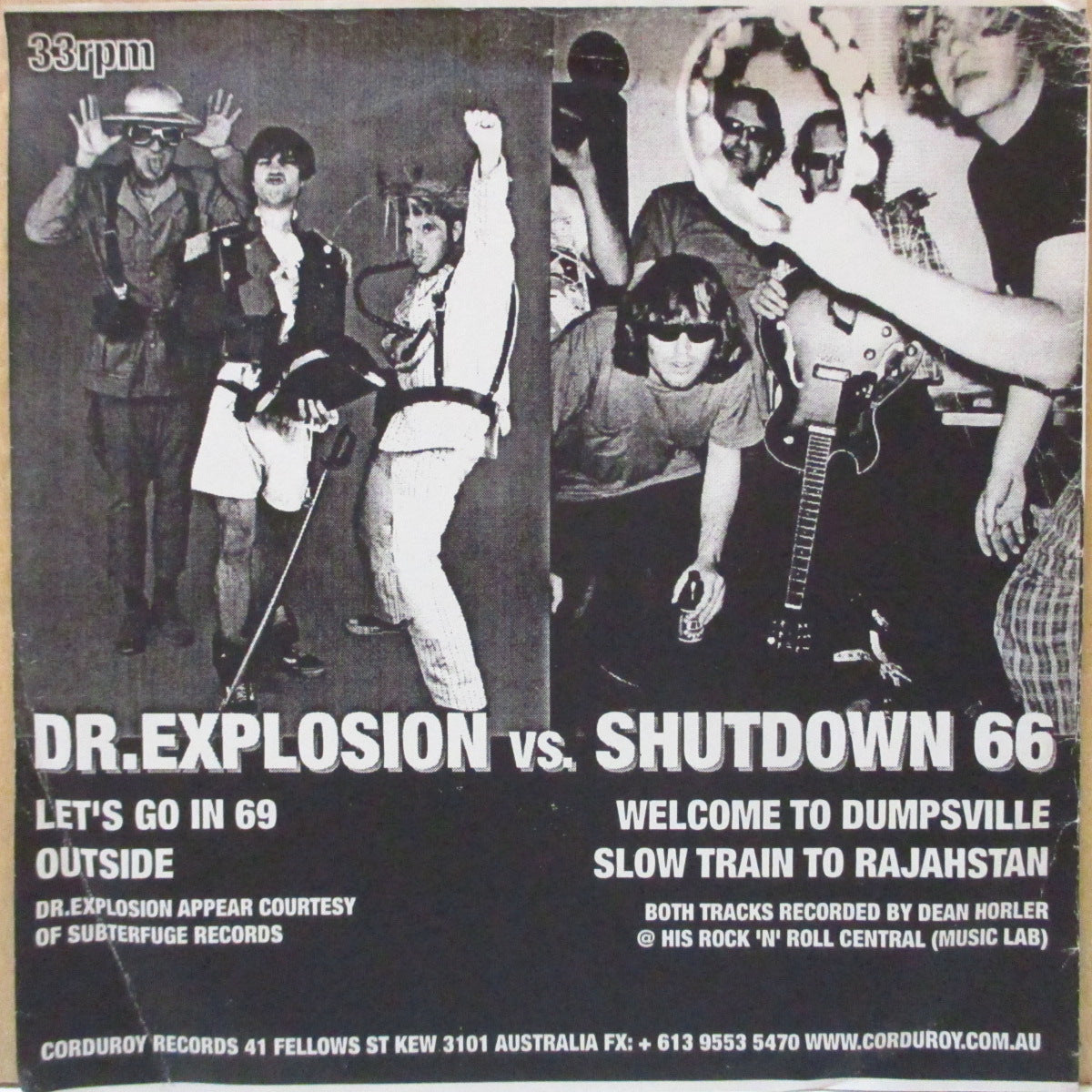 DOCTOR EXPLOSION / SHUTDOWN 66 (ドクター・エクスプロージョン/シャットダウン66)  - The Spanish Shutdown EP (Spain Orig.7")