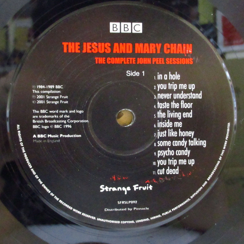 JESUS AND MARY CHAIN, THE (ジーザス＆メリー・チェイン)  - The Complete John Peel Sessions (UK オリジナル180グラム重量 LP)