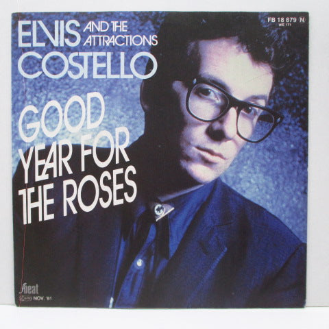 ELVIS COSTELLO & The Attractions ‎ - Good Year For The Roses (German Orig.7"+PS)