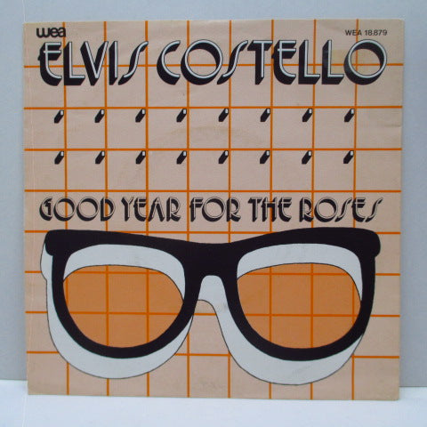ELVIS COSTELLO & The Attractions ‎ - Good Year For The Roses (Dutch Orig.7"+PS)