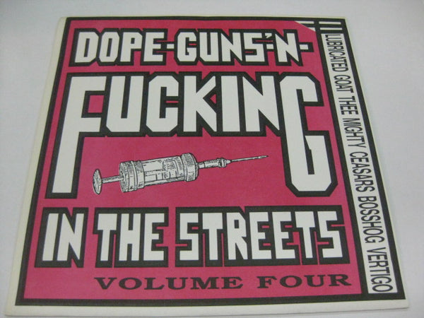 V.A. - Dope-Guns'-n-Fucking In The Streets Vol.4 (US Ltd.Red Vinyl 7")