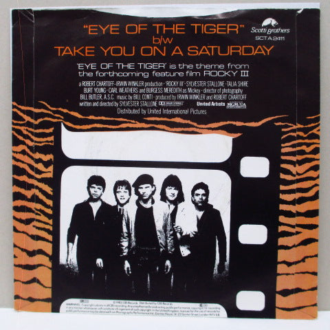 SURVIVOR - Eye Of The Tiger (UK Orig.Black Lbl.7"+PS)