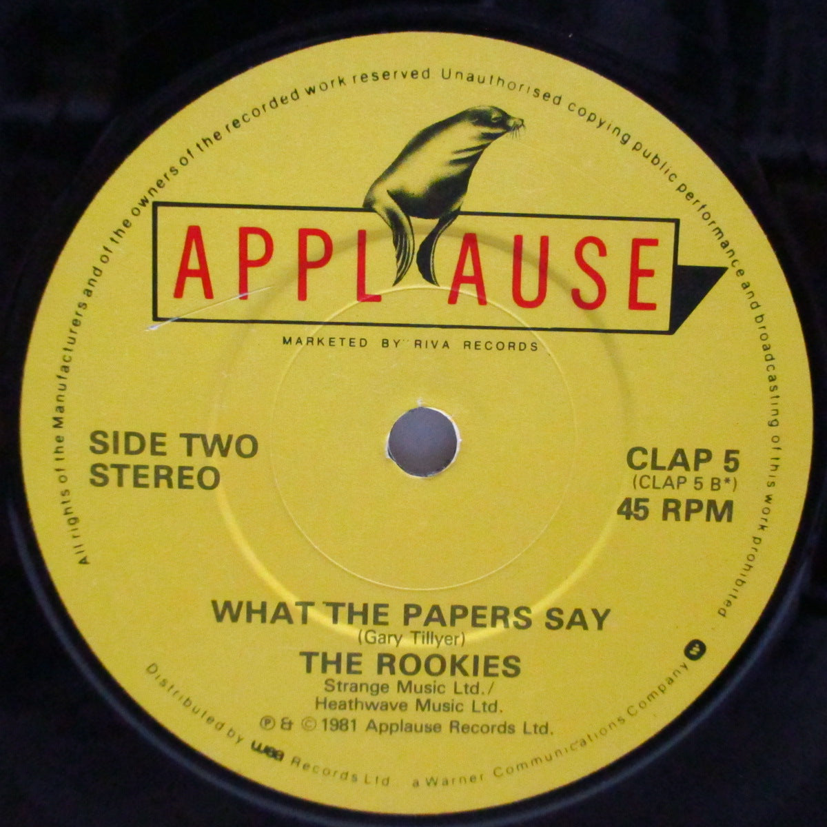 ROOKIES, THE - What The Papers Say / Snapshot (UK Orig.7")