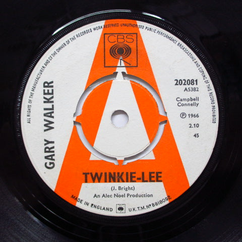 GARY WALKER - Twinkie-Lee (UK Promo 7"+CS)