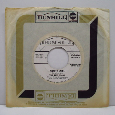 HEP STARS - No Response / Sunny Girl (US Orig.7"+CS)